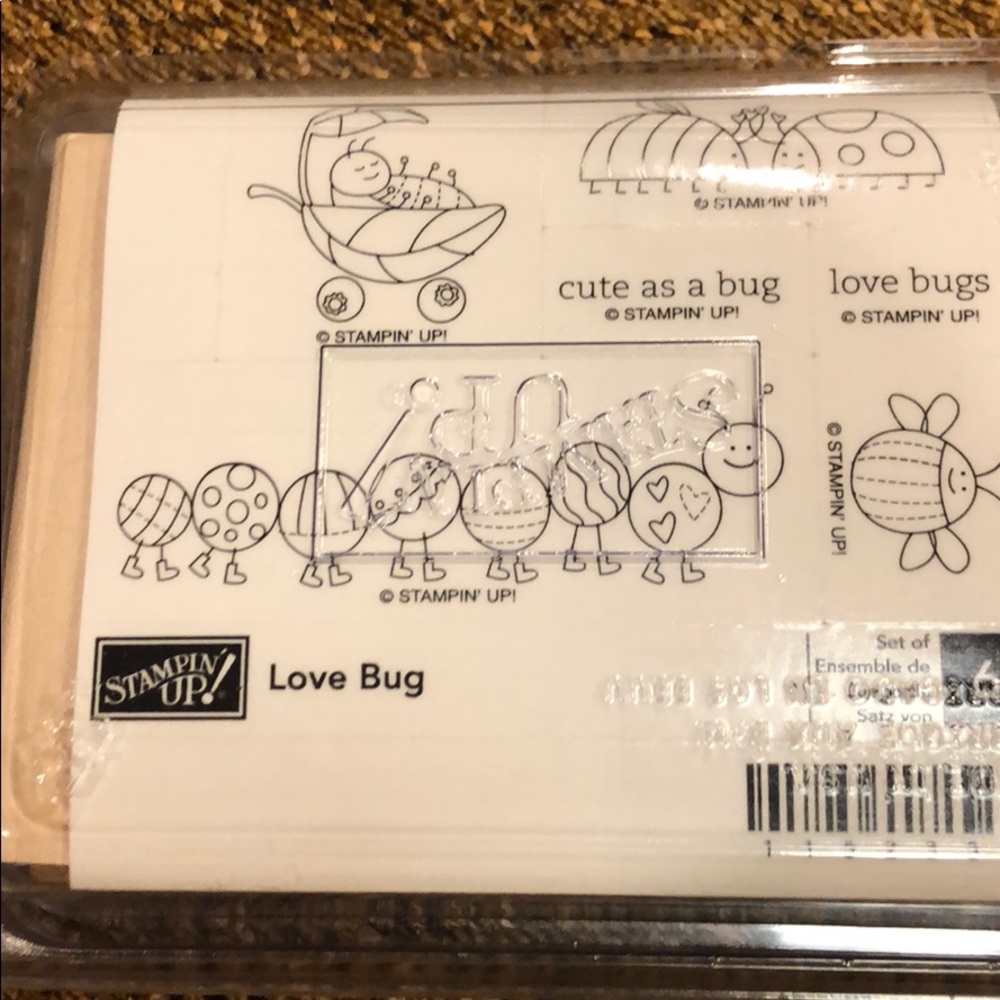 Stampin Up Rubber Stamps Love Bug
